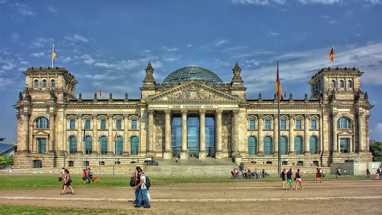 Ein Bild vom Reichstagsgebäude
