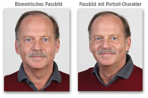 Biometrisches Passbild